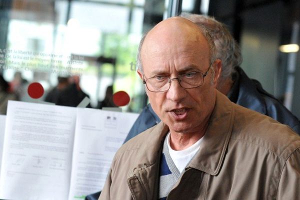 Gilles Patron lors du procès de Tony Meilhon à Nantes