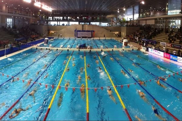 la piscine olympique d'Antigone à Montpellier