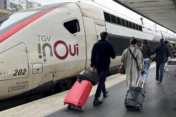 Le trafic des TGV vers le Sud-Est sera fortement perturbé ce week-end de la Toussaint. (Illustration)