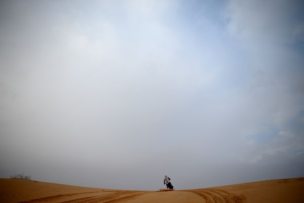 Après trois abandons en 2018, 2019 et 2020, le Français espère bien finir le Dakar cette année.