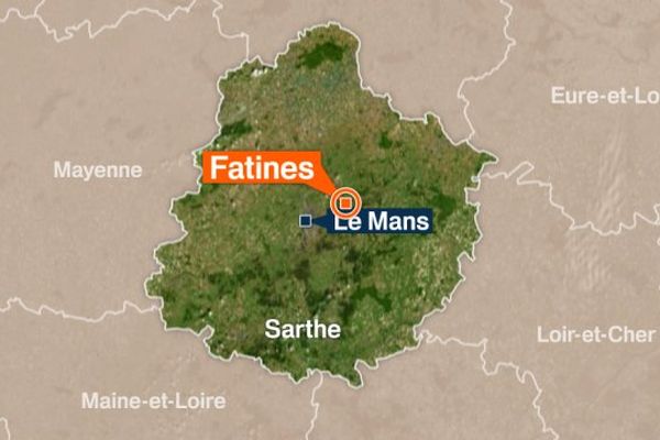 L'accident a eu lieu à hauteur de Fatines