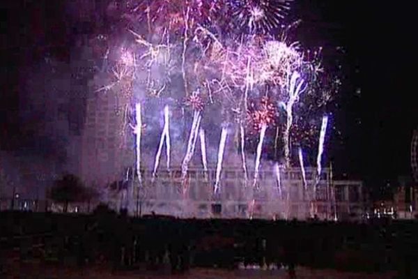 Un magnifique feu d'artifice a été offert aux Havrais.