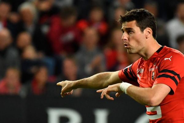 Le milieu Yoann Gourcuff lors du match de L1 opposant Rennes à Montpellier au Roazhon Park à Rennes - 19/05/2018