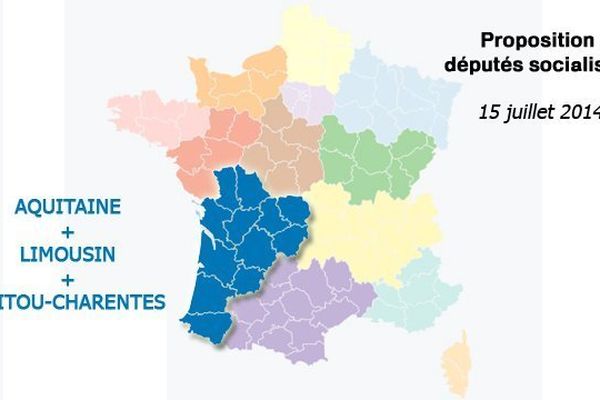 La nouvelle carte des régions adoptée en juillet dernier par l'Assemblée Nationale