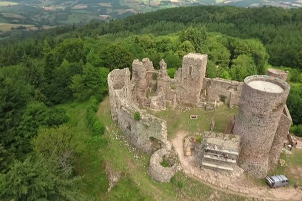 Le château des Cornes d’Urfé, à Champoly, dans la Loire.