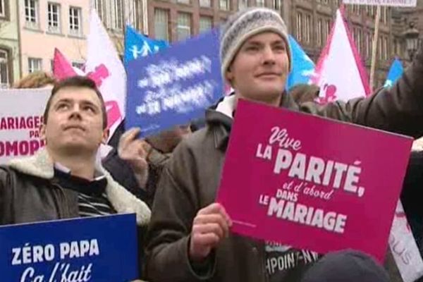 Manifestation du 2 février 2013 à Strasbourg.