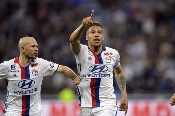 Corentin Tolisso (à droite), en 2017, lors de sa dernière saison à Lyon.