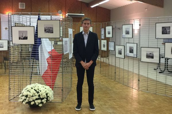 Léopold Labrune a organisé une exposition au Montel dans l'Allier pour commémorer le centenaire de la Première Guerre mondiale. 