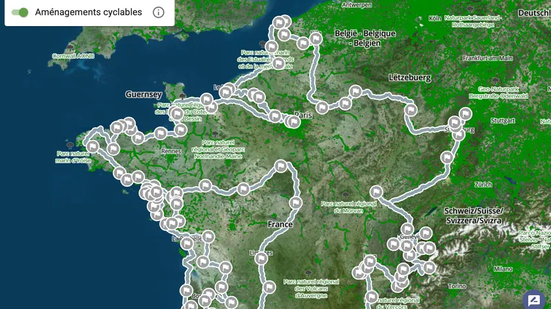 Jerem Ada a prévu de réaliser son tour de France en One Wheel en 128 étapes et six mois.