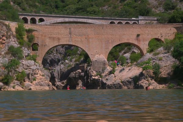 Au Pont du Diable, à Aniane dans l'Hérault, les accidents de baignade sont vite arrivées à l'approche de l'été.