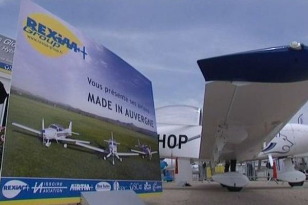 En Auvergne, le secteur aéronautique pèse 1 milliard 200.000 euros de chiffre d'affaires. Les entreprises de la Région se sont transformées en ambassadrices de l'Auvergne au Salon du Bourget.