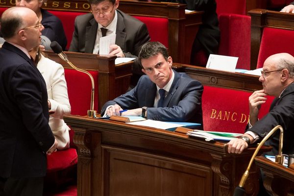 Bernard Cazeneuve, à l'Assemblée Nationale