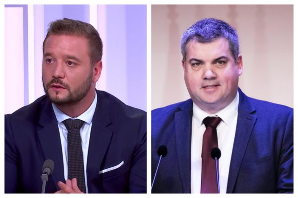 Antoine Villedieu et Emeric Salmon, les deux députés RN élus en Haute-Saône