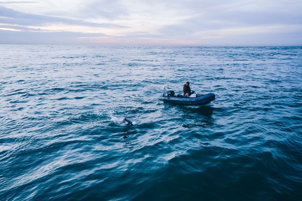 Traversée à la nage de la Manche d'Arnaud Chassery