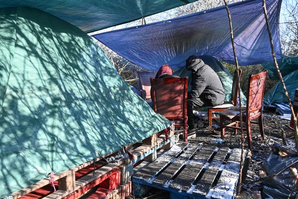 A Calais, le 9 février.
