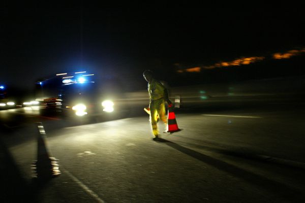 L'accident s'est produit de nuit, sur l'autoroute A61. (Illustration).