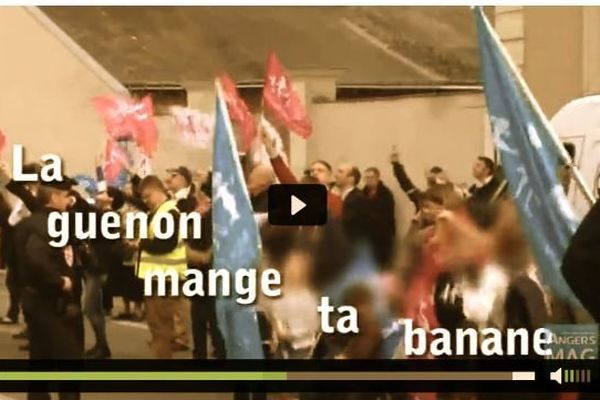 La vidéo mise en ligne par nos confrères d'Angers Mag