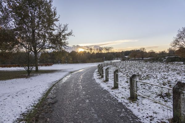 Image d'illustration du retour du froid. Ici le 20 novembre 2024 près d'Eindhoven aux Pays-Bas.