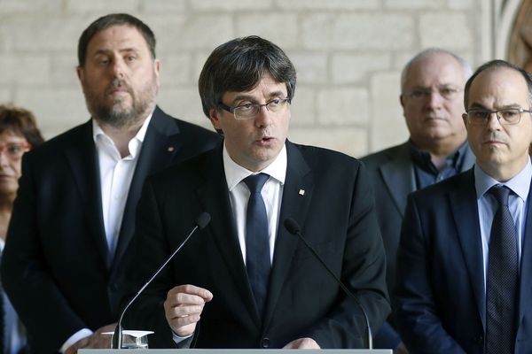 Le président séparatiste du gouvernement catalan Carles Puigdemont assure que le référendum sur l'indépendance de la Catalogne