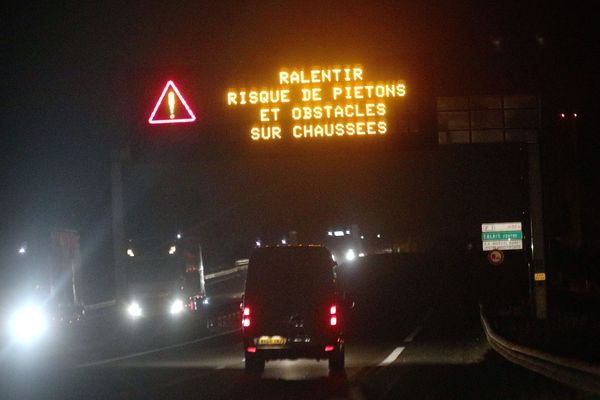 L'A16 entre Calais et Dunkerque