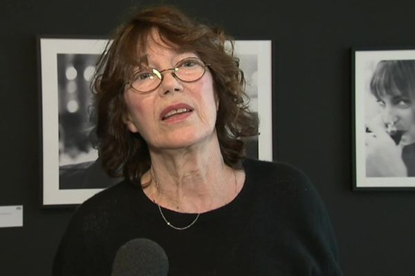 Jane Birkin en 2018 à Calais.