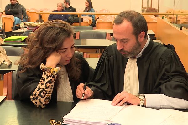 Maîtres Cesari et Susini, avocats de R.Akhazzane.