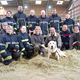 L'équipe de l'émission En terre animale accompagnées du SDIS 70 et des formateurs au lycée agricole de Port-sur-Saône.