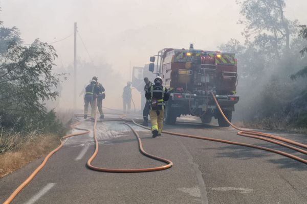 Générargues - Au total 250 pompiers ont été mobilisés pour maîtriser ce violent incendie - 19.07.20