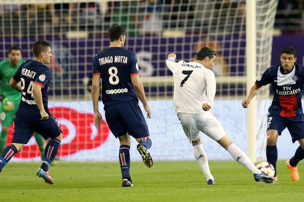 Match amical entre le Real Madrid et le PSG en 2014.