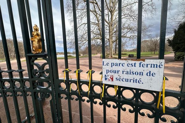 Le parc de la Tête d'Or, fermé ce samedi 9 mars, en raison de l'alerte météo vents violents.