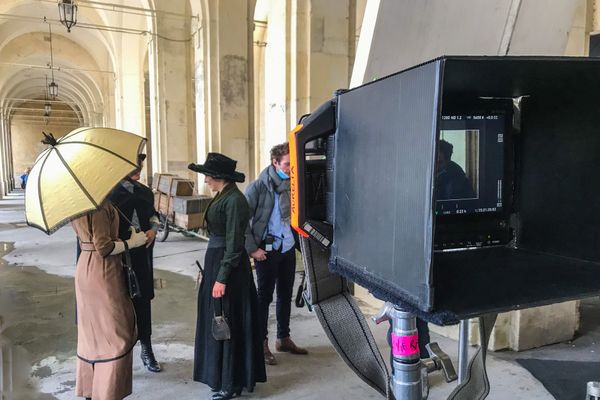 Tournage du nouveau long-métrage d’Aurélia Georges "La place d’une autre", à Nancy.