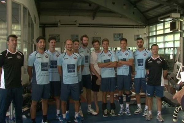 La nouvelle équipe du MAVUC, club de volley-ball de Montpellier