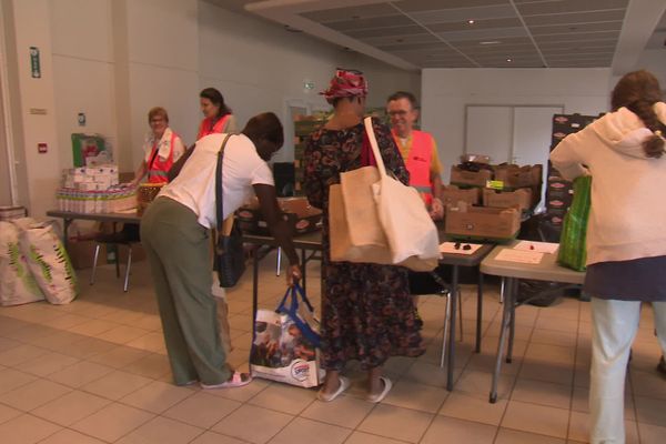 La Banque alimentaire de Pessac assure des distributions pendant toute la période estivale.