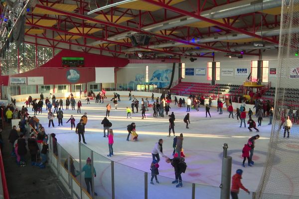 La patinoire de Colmar a rouvert ses portes au public le 2 janvier 2020