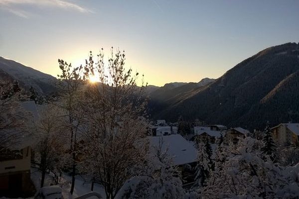 Auron, ce matin 