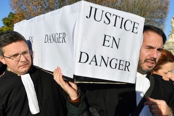 Le 12 décembre, les avocats français avaient organisé une journée "justice morte".