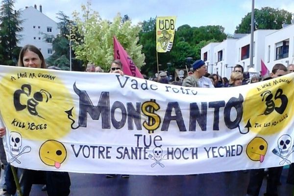 Manifestation contre Monsanto à Guingamp