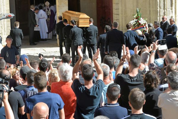 Les obsèques de Louis Nicollin ont été célébrés dans la cathédrale Saint-Pierre de Montpellier