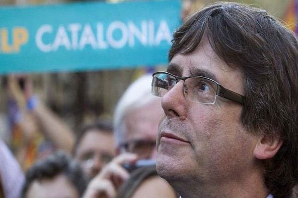 Carles Puigdemont - président de la Catalogne - 2017.