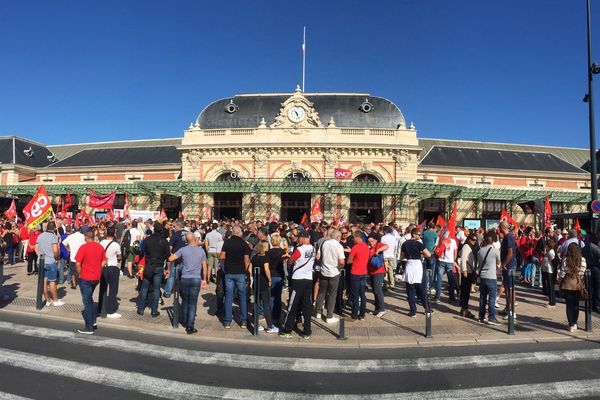 Manifestation à Nice le 12 septembre 2017.