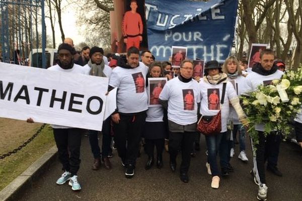 Les proches de Mathéo ont marché en son hommage ce samedi 8 février. 