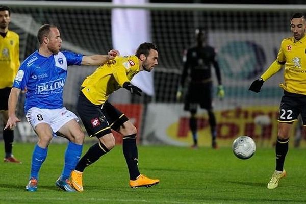 Sochaux-Niort hier soir.