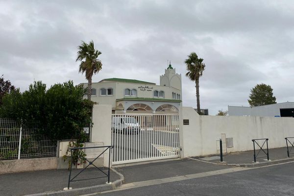 La mosquée Ar-Rahma à Béziers, victime de menaces sur les réseaux sociaux.