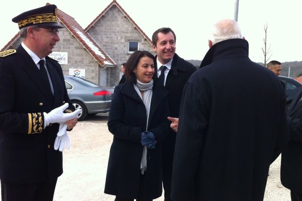 Cécile Duflot en visite à Rioz en Haute-Saône