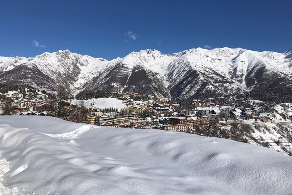 La station d'Auron au début de l'hiver 2020.