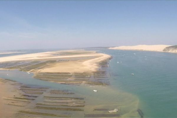 Le banc d'Arguin, en perpétuel mouvement, pourrait être menacé par les prochaines tempêtes.