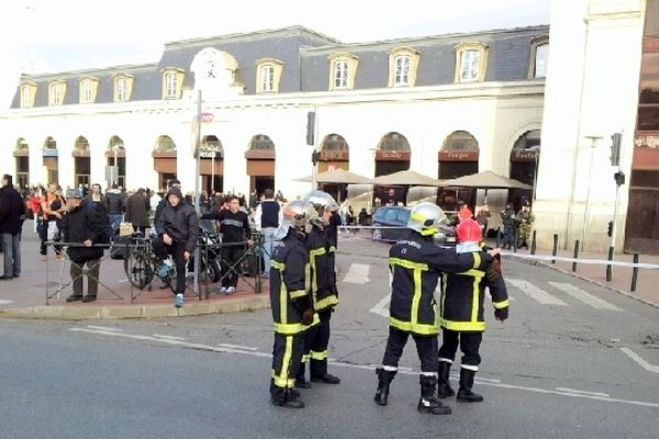 La gare a été évacuée vers 15h30