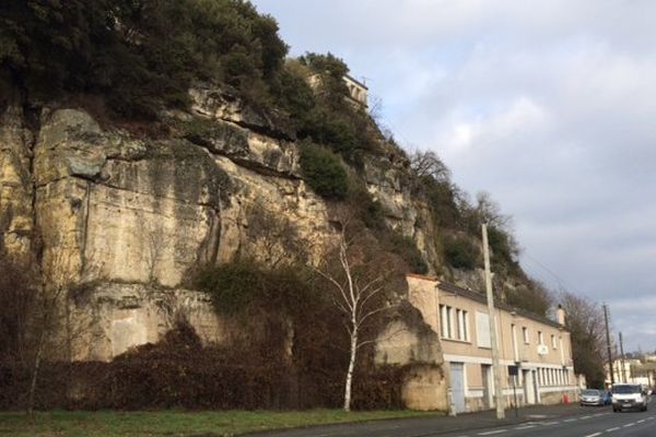 Les falaises de l'avenue de Nantes à Poitiers