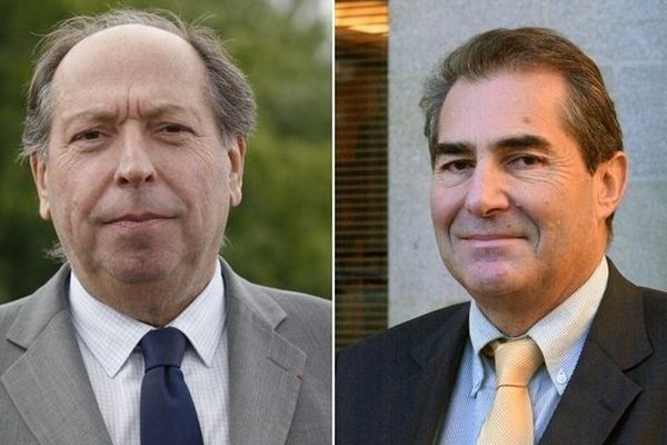 À gauche, Michel Jau, préfet de la région Limousin. À droite, Jean-Paul Denanot, président du conseil général du Limousin.