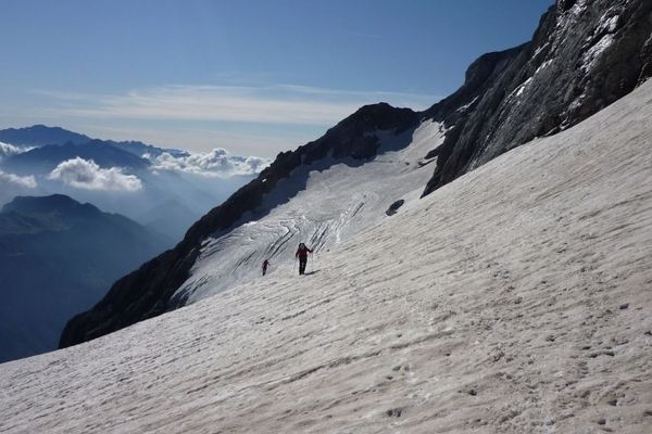 Le glacier du Mont Perdu.